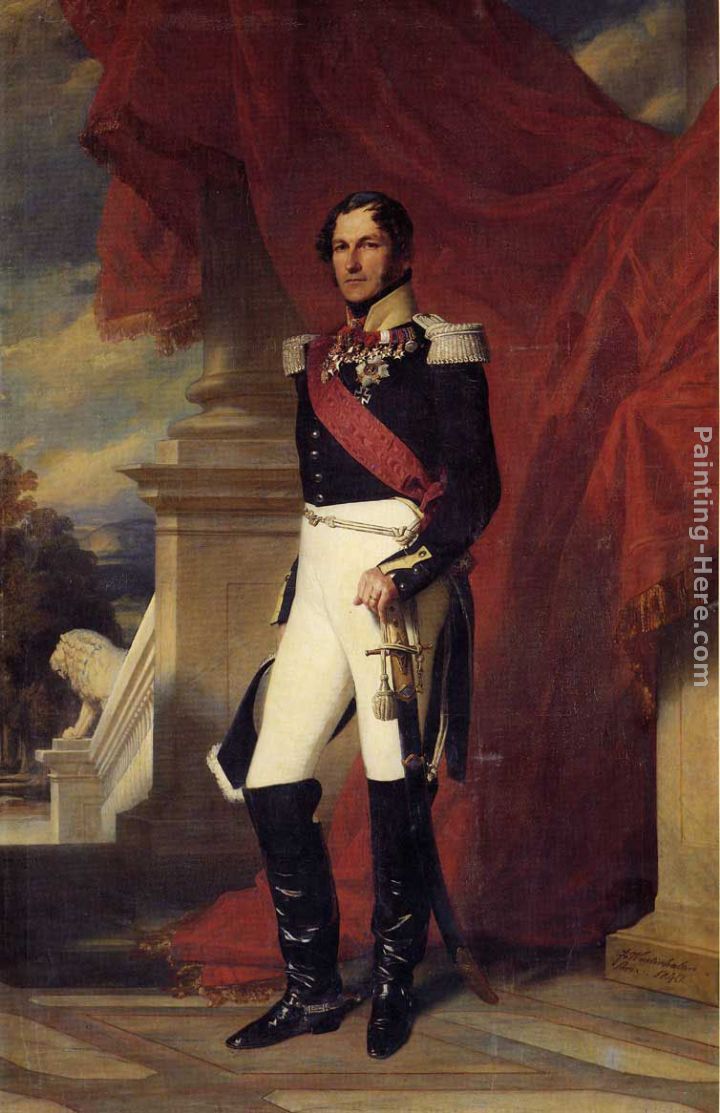 Leopold I, King of the Belgians painting - Franz Xavier Winterhalter Leopold I, King of the Belgians art painting